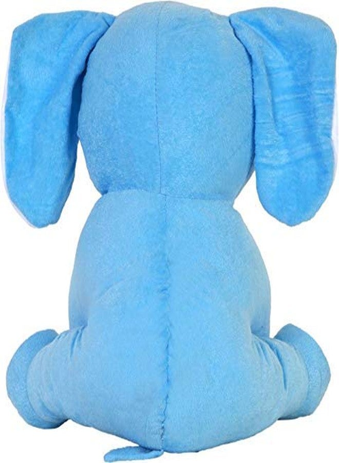 RVA Sitting Elephant Soft Toy for Baby Girl and Boy Animal Stuffed Soft Plush Toys for Kids Cuddly Soft Plushies Stuffed Plush Companions Boys/Girls Birthday Gifts Toys (42 cm Blue) - Image 3